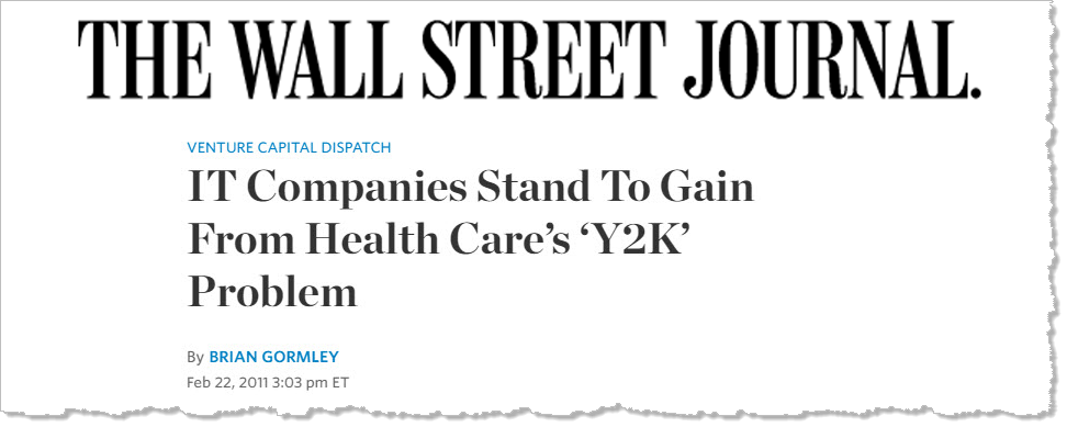 You are currently viewing ICD10 – Companies To Gain From Health Care’s ‘Y2K’ Problem