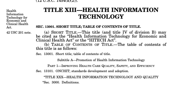 Read more about the article What is the HITECH Act? Introduction for the Novice